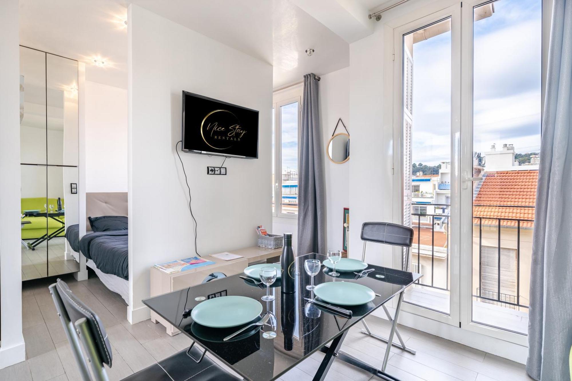 Top Floor Terrace - Dernier Etage Terrasse Cosy Nice Exterior foto